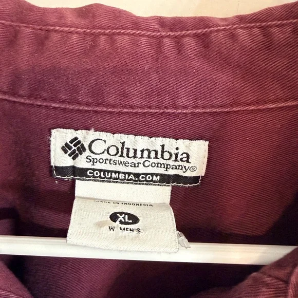Columbia Women's Deep Red Jean Jacket - Picture 3 of 5